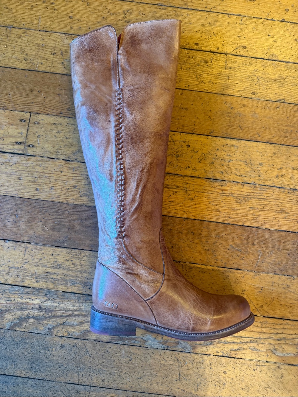 Bed Stu Women’s Over-the-Knee Leather Boots - Chestnut Brown